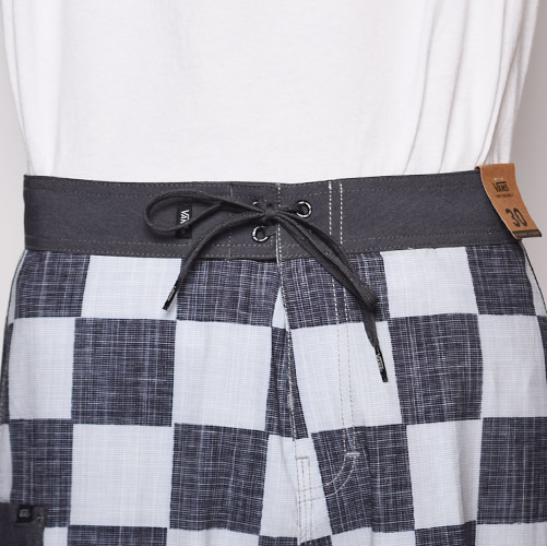 Vans/Mixed Scallop Checkered Board ShortsʥХ ܡɥ硼ġ˥֥åߥۥ磻 [a-1755]