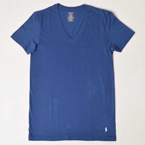 ラルフローレン　vネット　ピチT 半袖　Tシャツ　ロゴ入り　ネイビー POLO RALPH LAUREN ポロ ラルフローレン 半袖Tシャツ メンズ