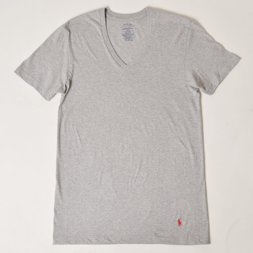 Ralph Lauren/Classic Cotton V-neck T-shirt�ʥ��ե������ V�ͥå�T����ġ˥إ������졼 [n-9164]