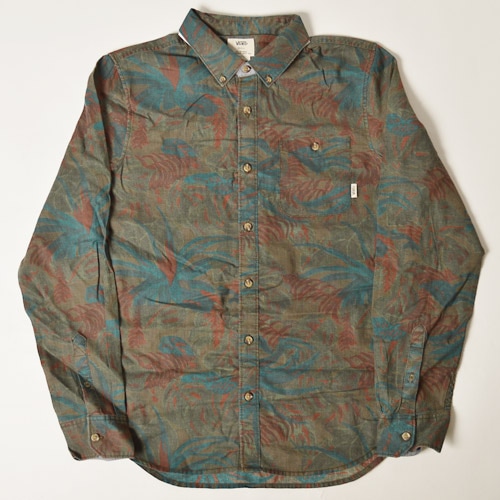 Vans/Calneva B.D. L/S Shirt�ʥХ� �ܥ�������󥷥�ġ˥��꡼�֡ߥ���󥸡ߥ��꡼�� [n-9354]