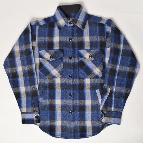 Johnson Woolen Mills��US/4Pocket Wool Shirts Jacket�ʥ���󥽥�ߥ��� �����륷��ĥ��㥱�åȡ˥֥롼�ߥ֥�å��ߥ��졼 [n-9620]