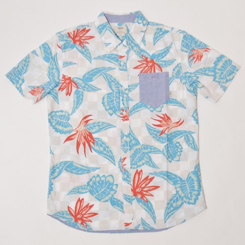 Vans/Maxon Aloha ShirtʥХ ϥ)ۥ磻ȡߥ졼ߥ֥롼 [a-0292]