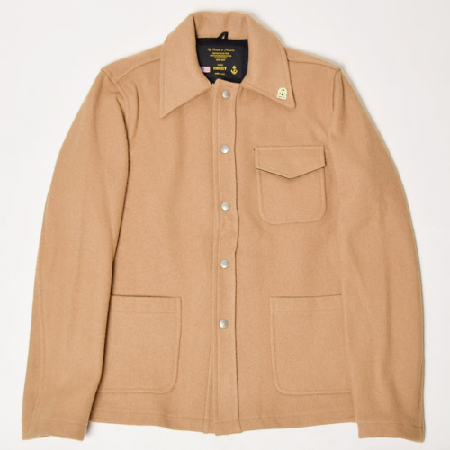 Fidelity/Wool Barn Shirt Jacket�ʥե��ǥ�ƥ��� �����륷��ĥ��㥱�åȡ˥١����� [a-0573]