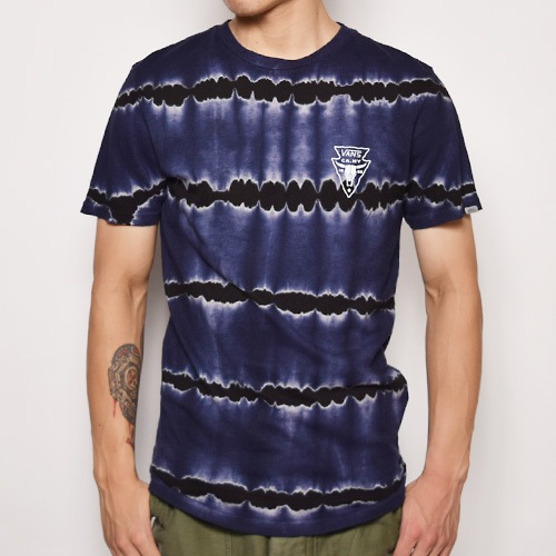 Vans/Arrow Head Tie Dye Border T-shirtʥХ ܡTġ˥ѡץߥ֥å [a-1009]