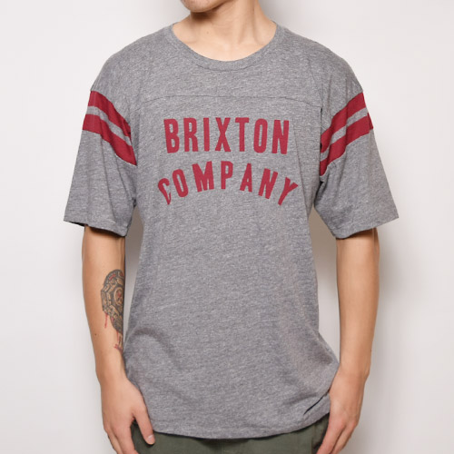 Brixton/Barstow Football T-Shirt�ʥ֥ꥯ���ȥ� �եåȥܡ���T����ġ˥��졼�ߥС�����ǥ� [a-0952]