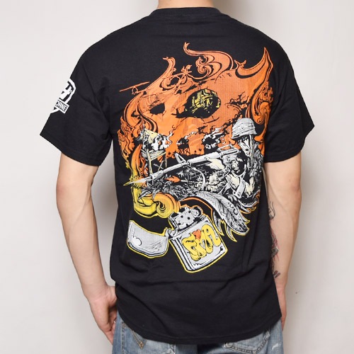 FMA/Printed Pocket T-Shirt�ʥ��ե��२�� �ݥ��å�T����ġ˥֥�å��ߥ���� [a-0970]