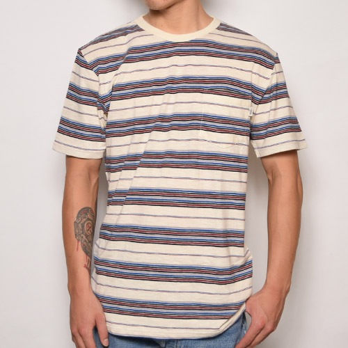 Vans/Breman Border T-ShirtʥХ ޥܡTġ˥ʥޥ [a-1091]