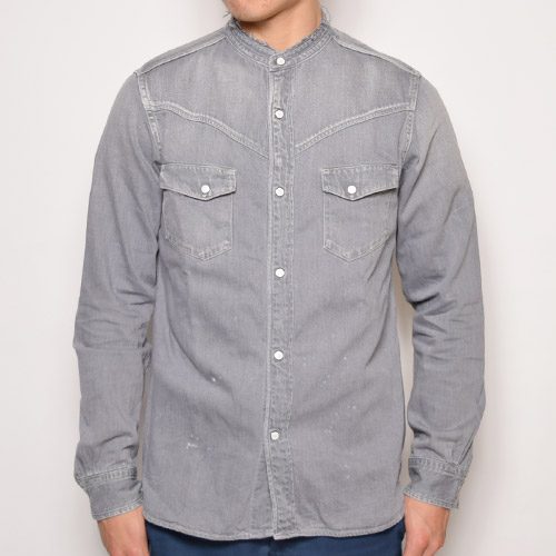 Danny Shane Hemingway ポロシャツ size:S グレイ Danny Shane Hemingway ポロシャツ size:S