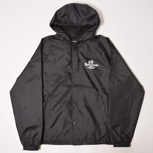 Brixton/Tanka Hooded Coach Jacket�ʥ֥ꥯ���ȥ� �ա��ɥ��������㥱�åȡ˥֥�å� [a-1220]
