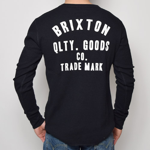 Brixton/Woodburn Crew Neck Thermal�ʥ֥ꥯ���ȥ� ���롼�ͥå������ޥ�˥֥�å� [a-1343]