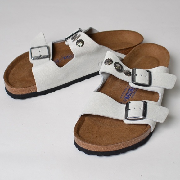 US Exclusive/Concha Customized Birkenstock/Arizona�ʥӥ륱�󥷥�ȥå� ���꥾��)�ۥ磻�ȥ���ɥ��������� [n-6940]