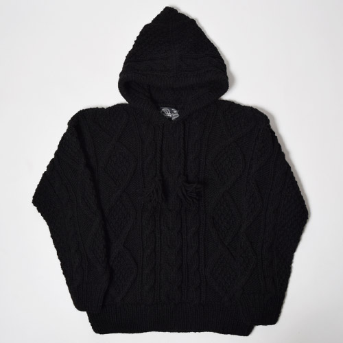 ArtesaniaUS/Pullover Cable Knit Hoodie(ƥ˥ߥ ˥åȥѡ)֥å [n-7556]
