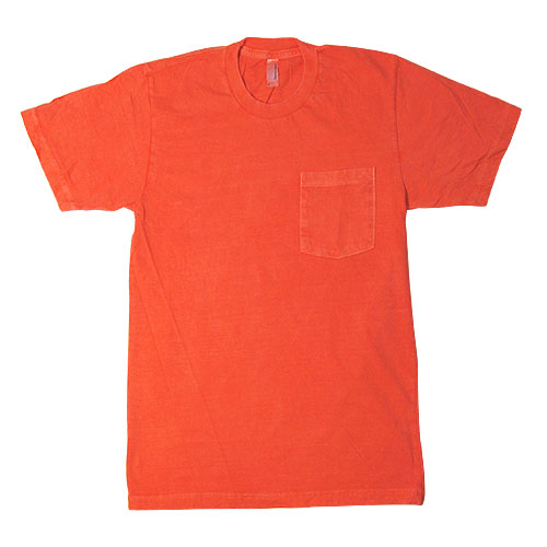American Apparel��US/Pigment Dye Pocket T-Shirt�ʥ���ꥫ�󥢥ѥ�� T����ġ˥���� [n-3878]
