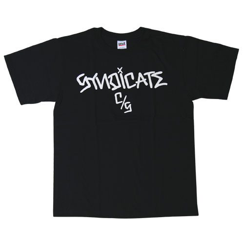 Syndicate Barber Shop/C/S T-shirt�ʥ��󥸥����ȥС��С�����å� T����ġ˥֥�å� [n-4263]