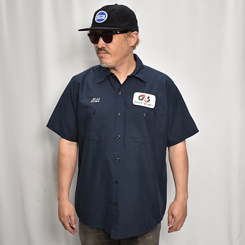 Us Customized Two Face S/S Work Shirtʥ ġ˥ͥӡ/L [y-0115]