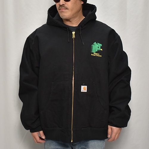 ��Carhartt/Hooded Duck Active Jacket (�����ϡ��� �ա��ɥ��㥱�å�)�֥�å�/������2XL [y-0870]