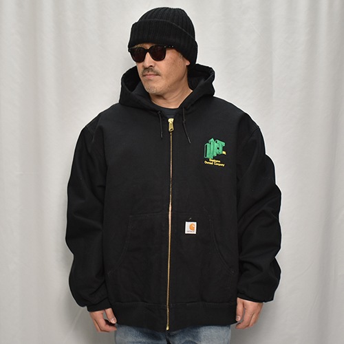 ��Carhartt/Hooded Duck Active Jacket (�����ϡ��� �ա��ɥ��㥱�å�)�֥�å�/������2XL [y-0870]