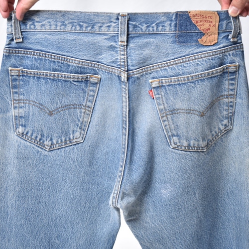 ��Levi's USA/501Jeans MADE IN USA�ʥ꡼�Х���USA 501�����󥺡˥���ǥ���/������W34 [y-1514]