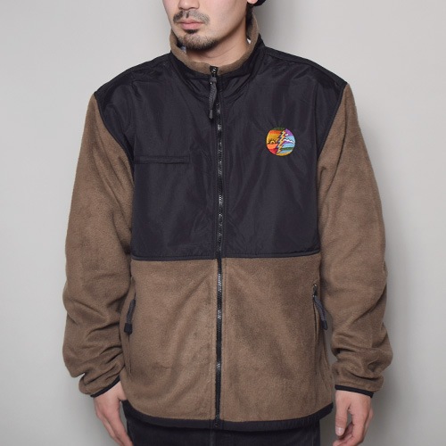 Day & Night Bolt Fleece Jacket�ʥǥ����ʥ��ȥܥ�� �ե꡼�����㥱�åȡ˥֥饦��ߥ֥�å� [a-3516]