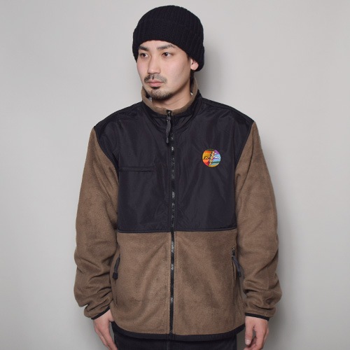 Day & Night Bolt Fleece Jacket�ʥǥ����ʥ��ȥܥ�� �ե꡼�����㥱�åȡ˥֥饦��ߥ֥�å� [a-3516]