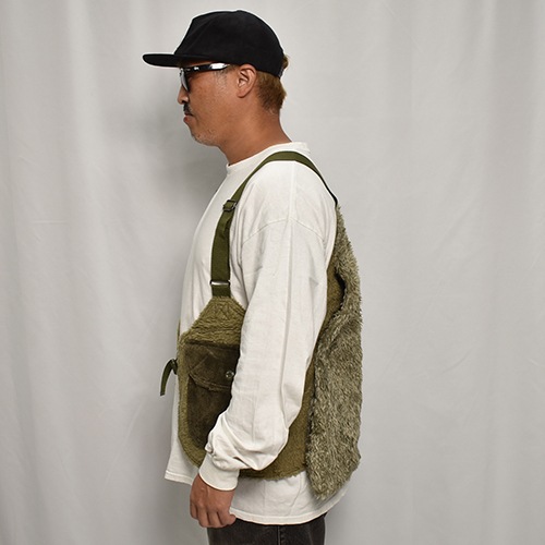 EU Military Liner Fake Fur Hunting Vest�ʥե������ե��� �ϥ�ƥ��󥰥٥��ȡ˥��꡼�� [z-9458]