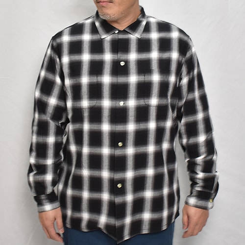 Towncraft×US/Ombre Checked L/S Cotton Shirt（タウンクラフト