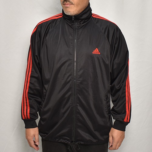 ��Adidas/Track Jacket�ʥ��ǥ����� �ȥ�å����㥱�åȡ˥֥�å��ߥ�å�/������M [y-0579]