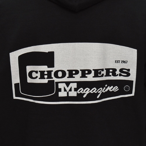 Choppers Magazine/Badge Pullover Hoodie�ʥ���åѡ����ޥ����� �ѡ������˥֥�å� [a-8293]