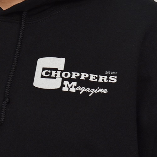 Choppers Magazine/Badge Pullover Hoodie�ʥ���åѡ����ޥ����� �ѡ������˥֥�å� [a-8293]