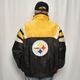 ��90's Vintage Puffer Jacket/Steelers��90's������ơ��� �ѥե������㥱�åȡ˥֥�å��ߥ�������/������2XL [y-0916]