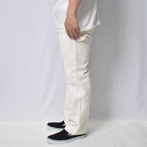 ��Roebucks-Sears/White Drill Painter Pants�ʥ����Хå���-�������� �ڥ��󥿡��ѥ�ġ˥ۥ磻��/������W34 [y-1177]