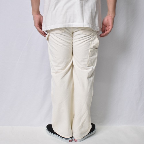 ��Roebucks-Sears/White Drill Painter Pants�ʥ����Хå���-�������� �ڥ��󥿡��ѥ�ġ˥ۥ磻��/������W34 [y-1177]