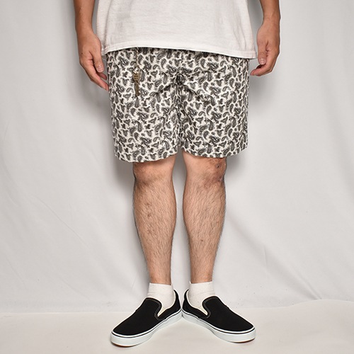Paisley Pattern Easy Shorts�ʥڥ����꡼�����������硼�ȥѥ�ġ˥֥�å��ߥۥ磻�� [a-7127]
