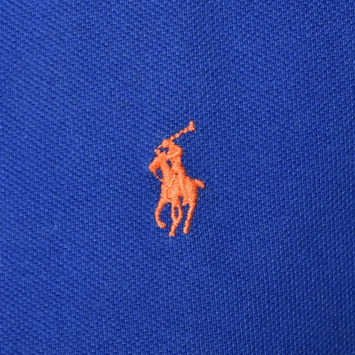 ��Polo Ralph Lauren/Polo Shirt�ʥ��ե������ �ݥ�����ġ˥֥롼/������M [z-3829]