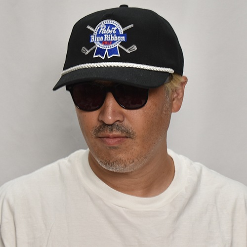 Pabst Blue Ribbon Golf/Snap Back Capʥѥ֥ åס˥֥å [a-8023]