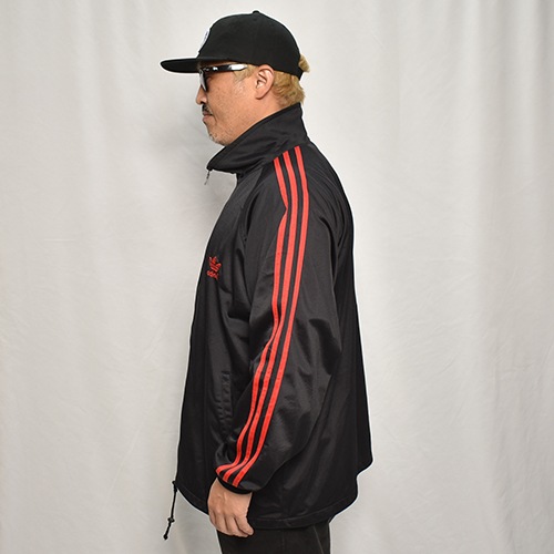 ��Adidas/Track Jacket�ʥ��ǥ����� �ȥ�å����㥱�åȡ˥֥�å��ߥ�å�/������M [y-0580]