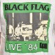 Black Flag/Live '84 S/S T-Shirt�ʥ֥�å��ե�å� ���ե������T����ġ˥ۥ磻�� [a-4899]
