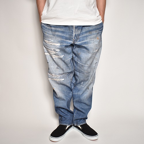 Fake Vintage Denim Easy Pants Type-Ripperʥեơǥ˥।ѥġ˥ǥ [a-5929]