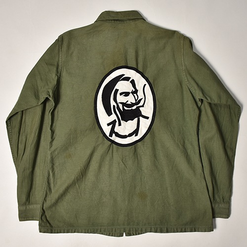 Us Customized US Army Shit Happens L/S Utility Shirt��US�����ߡ� �桼�ƥ���ƥ�����ġ˥��꡼��/������15 1/2 [z-7321]