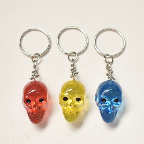 The Spooky Skull Key Holders w/Ball Chain�ʥ����륭���ۥ������ [a-8108]