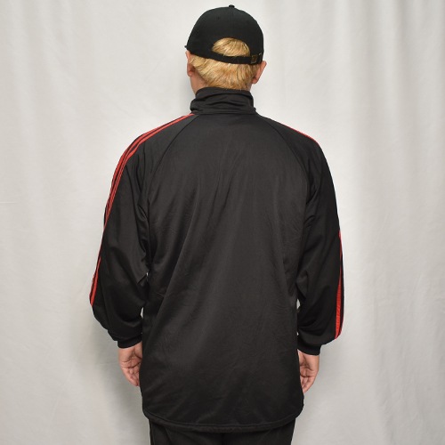 ��Adidas/Track Jacket�ʥ��ǥ����� �ȥ�å����㥱�åȡ˥֥�å��ߥ�å�/������L [y-0581]