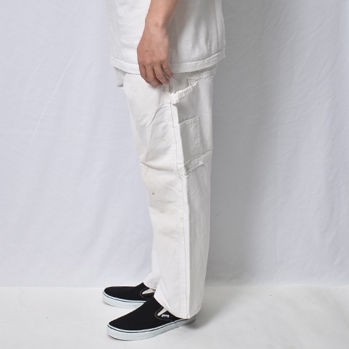 ��Unknown-Made in USA/White Drill Painter Pants�ʥ���Υ��� �ڥ��󥿡��ѥ�ġ˥ۥ磻��/������W37 [y-1179]