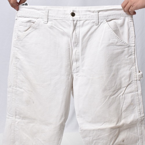��Unknown-Made in USA/White Drill Painter Pants�ʥ���Υ��� �ڥ��󥿡��ѥ�ġ˥ۥ磻��/������W37 [y-1179]