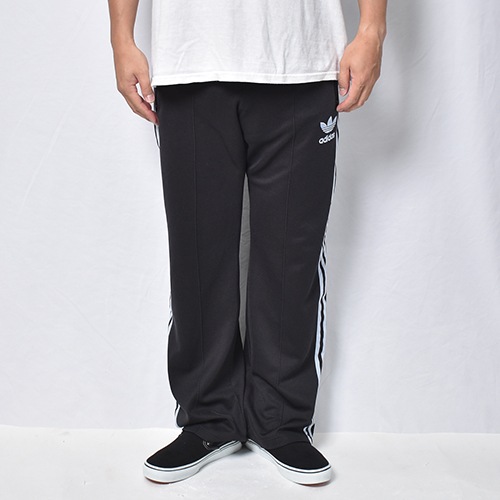 Adidas/3-Stripes Track Pants�ʥ��ǥ����� �ȥ�å��ѥ�ġ˥֥�å��ߥ饤�ȥ֥롼/������W28-38inch [y-1385]