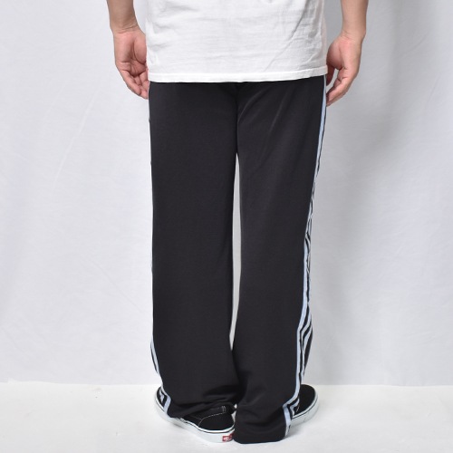Adidas/3-Stripes Track Pants�ʥ��ǥ����� �ȥ�å��ѥ�ġ˥֥�å��ߥ饤�ȥ֥롼/������W28-38inch [y-1385]