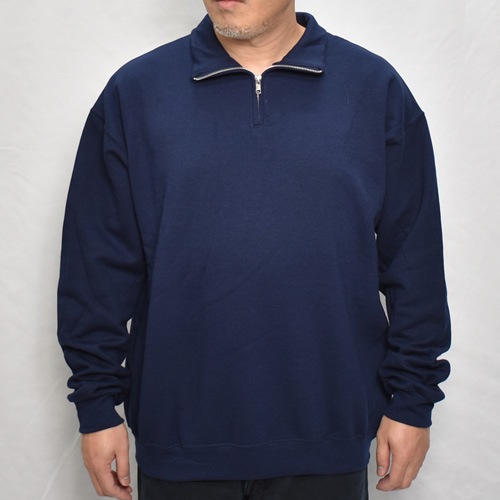 Jerzees/Quarter Zip Cadet Collar Sweatshirt�ʥ��㡼������ �ϡ��ե��åץ������åȡ˥ͥ��ӡ� [a-7859]