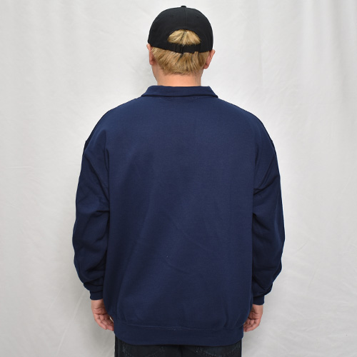 Jerzees/Quarter Zip Cadet Collar Sweatshirt（ジャージーズ ハーフ