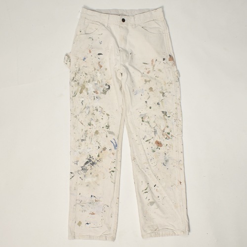 ��Dickies/White Drill Painter Pants with Sherwin Williams Tag�ʥǥ��å����� �ڥ��󥿡��ѥ�ġ˥ۥ磻��/������W29 [y-0766]