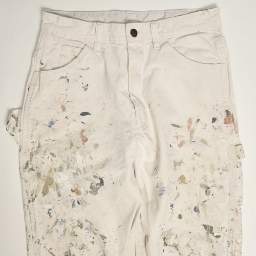 ��Dickies/White Drill Painter Pants with Sherwin Williams Tag�ʥǥ��å����� �ڥ��󥿡��ѥ�ġ˥ۥ磻��/������W29 [y-0766]