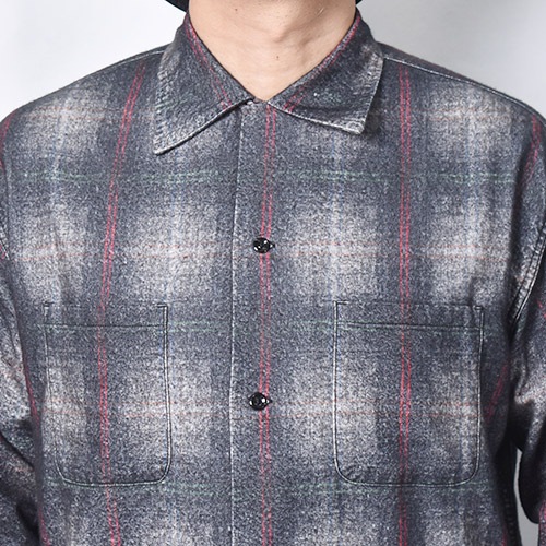 Towncraft/Checked Printed Flannel L/S Shirt（タウンクラフト